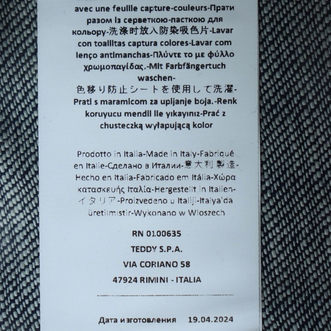 リナシメント RINASCIMENTO 金ボタンベルトデニムカバーオール