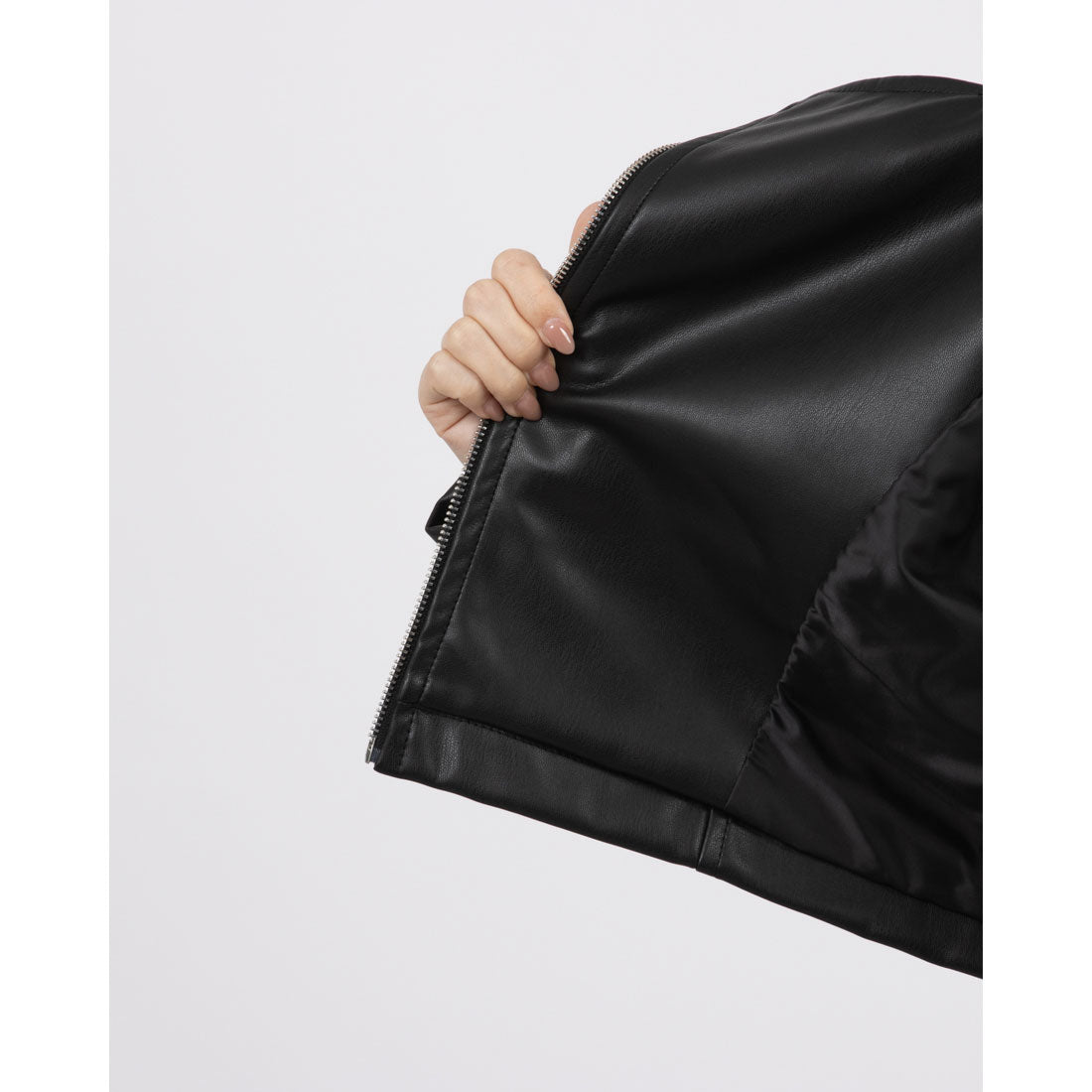 RINASCIMENTO Eco Leather Short Riders Jacket