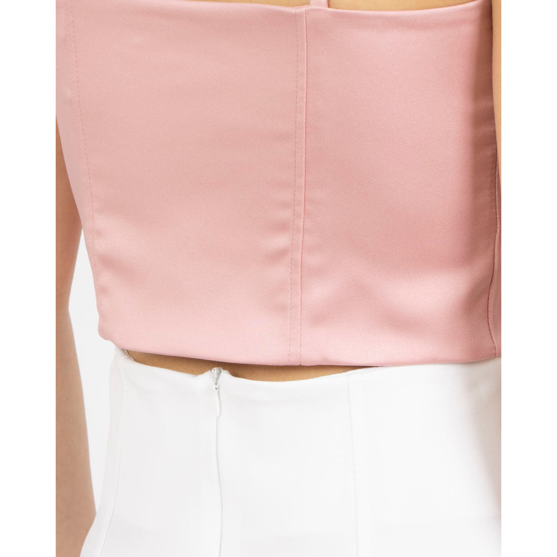 リナシメント RINASCIMENTO サテンビスチェ (Rosa Antico) Rosa Antico