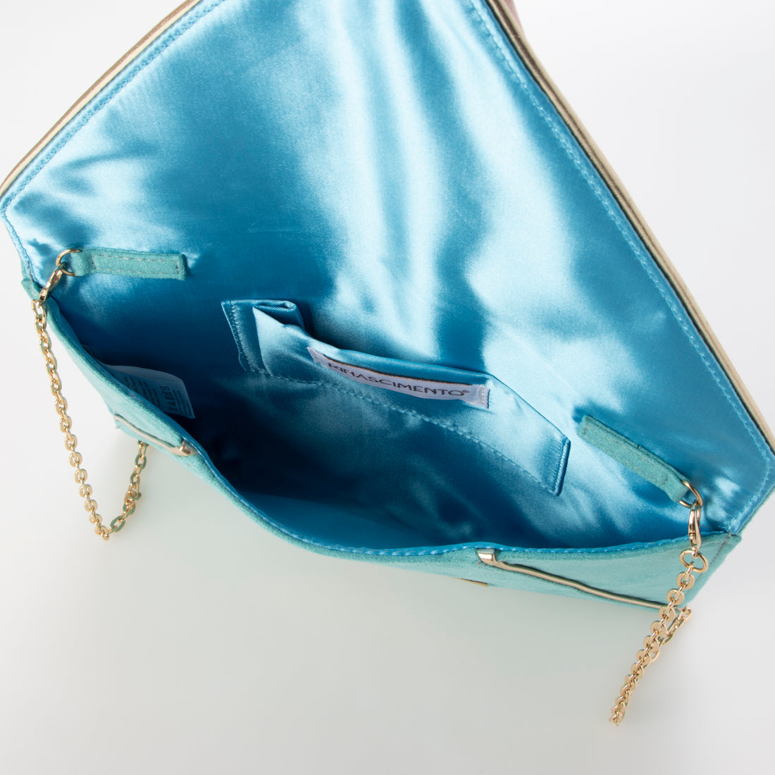 リナシメント RINASCIMENTO スエードクラッチBAG (Turchese Azzurro) Turchese Azzurro