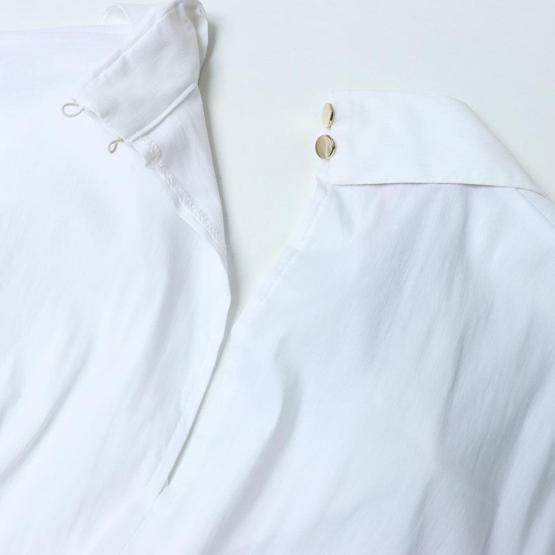 リナシメント RINASCIMENTO シャツ切替オールインワン (var.Nero) var.Nero