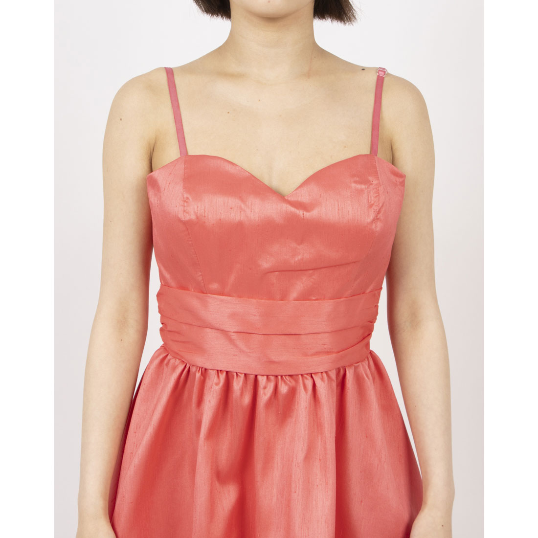 リナシメント RINASCIMENTO シャンタンリボンキャミワンピース (Rosa Camelia) Rosa Camelia