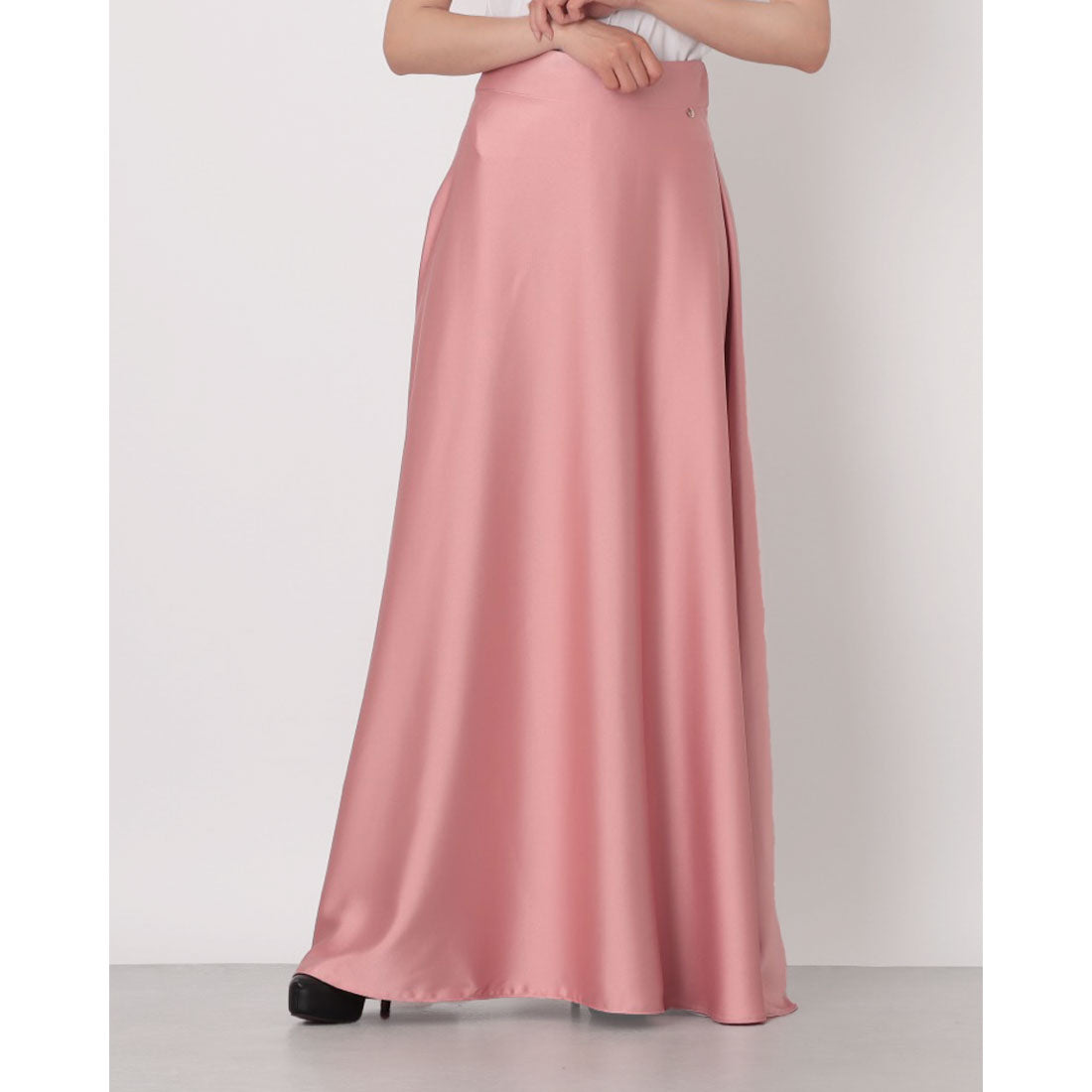 リナシメント RINASCIMENTO サテンマキシスカート (Rosa Antico) Rosa Antico