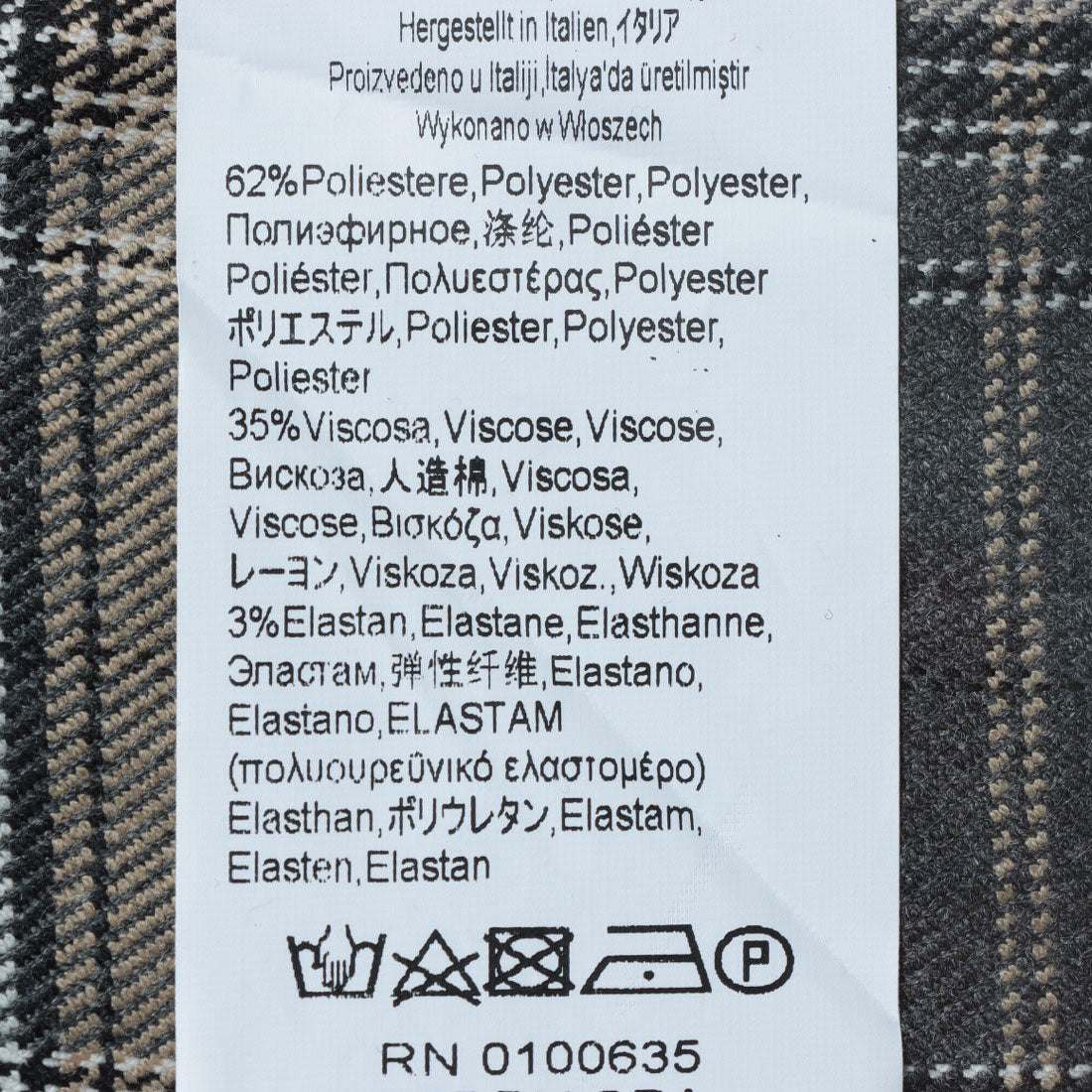 リナシメント RINASCIMENTO チェーンベルトチェックショートパンツ (var.Grigio) var.Grigio