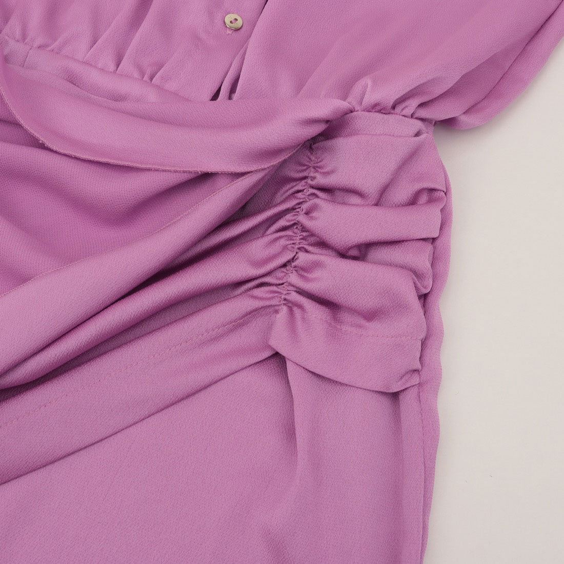 リナシメント RINASCIMENTO フリルドレープシャツワンピース (Rosa Orchidea) Rosa Orchidea