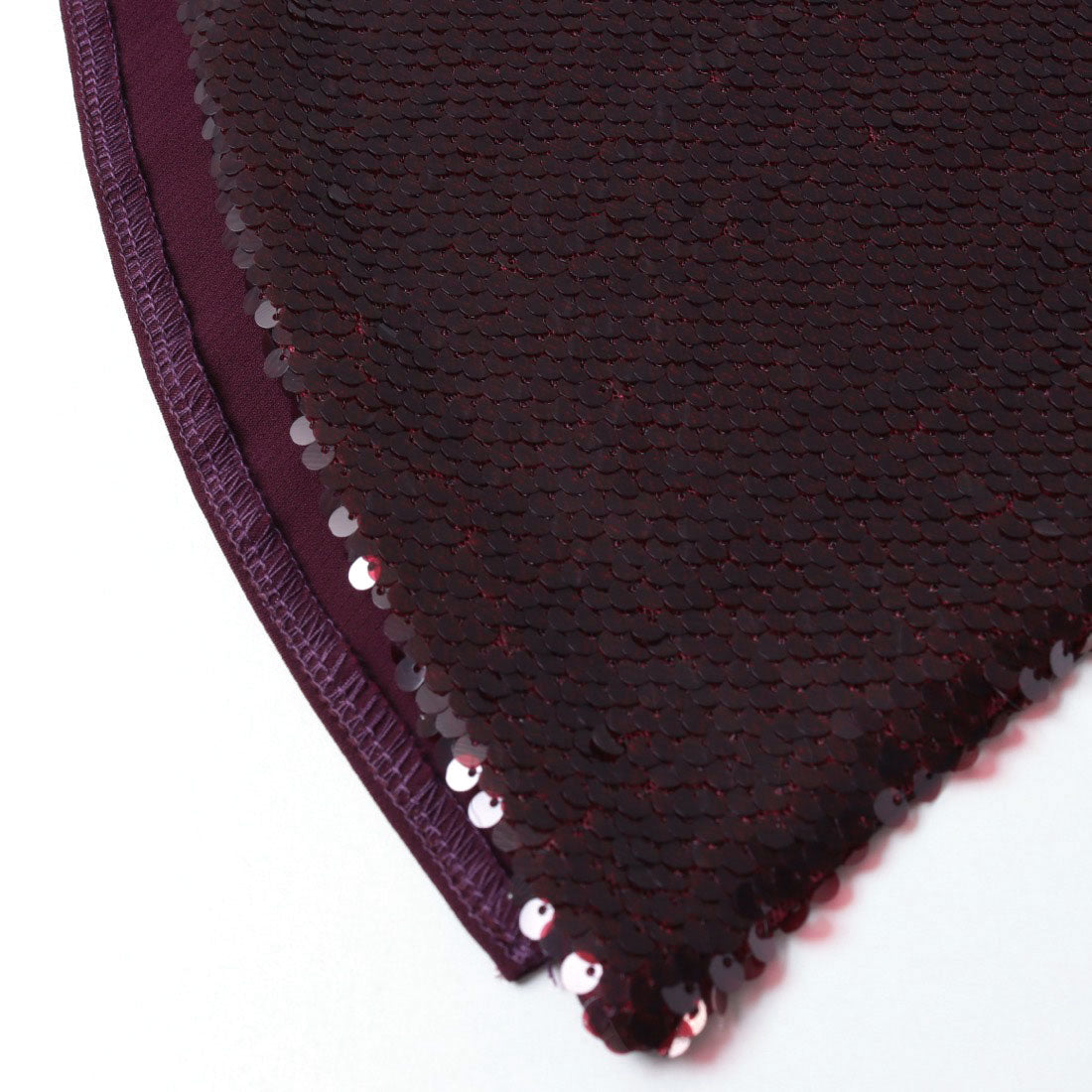 リナシメント RINASCIMENTO スパンコールアシメヘムTOPS (Bordeaux Rosso) Bordeaux Rosso