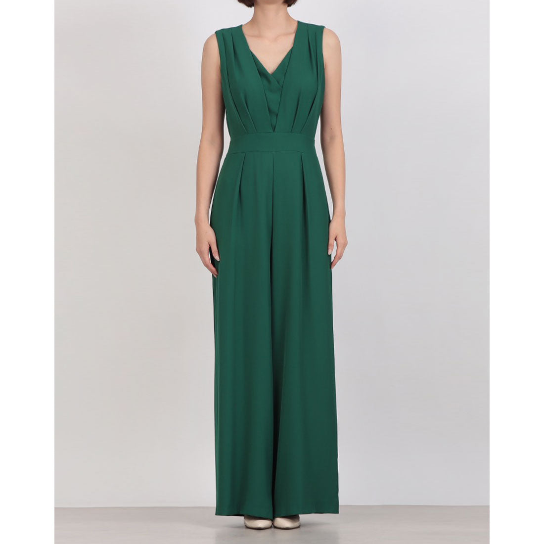 リナシメント RINASCIMENTO バックリボンオールインワン (Verde) Verde