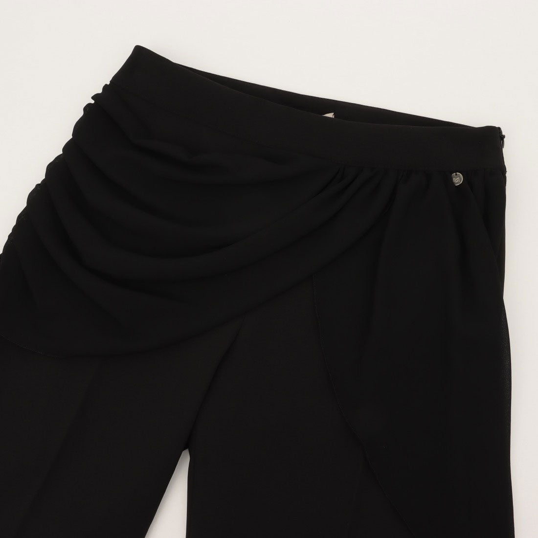 リナシメント RINASCIMENTO シフォンレイヤードフレアPT (Nero) Nero