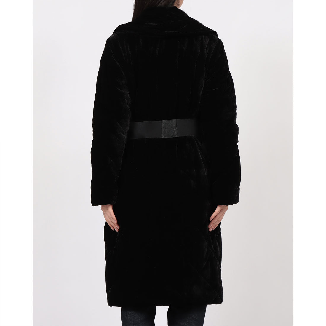 リナシメント RINASCIMENTO キルティングベロアCOAT (Nero) Nero