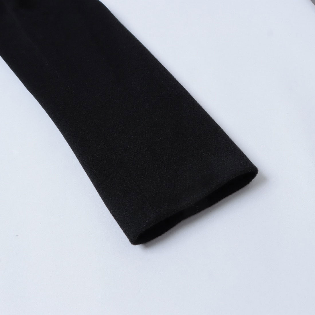 リナシメント RINASCIMENTO サイドプリーツロングコート (Nero) Nero