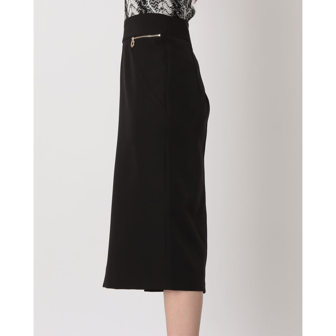 リナシメント RINASCIMENTO RロゴZipタイトSK (Nero) Nero