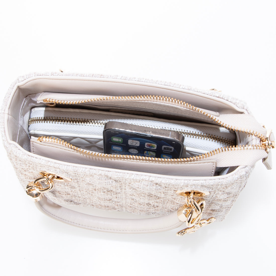 ランダ RANDA 2WAYキルティングバッグ (PNK/BEG) PNK/BEG