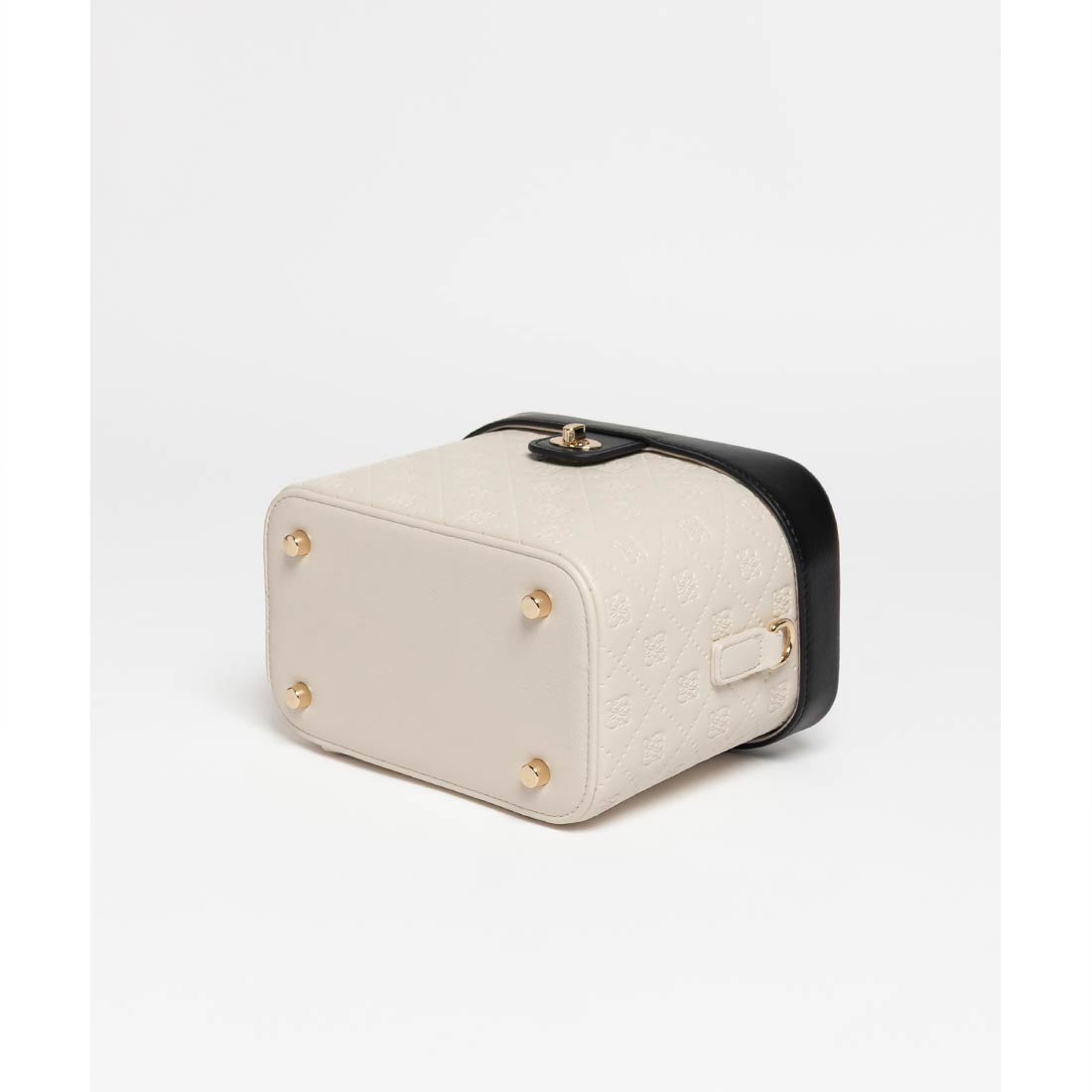 ランダ RANDA 2WAY 型押しデザインバニティバッグ (IVORY) IVORY