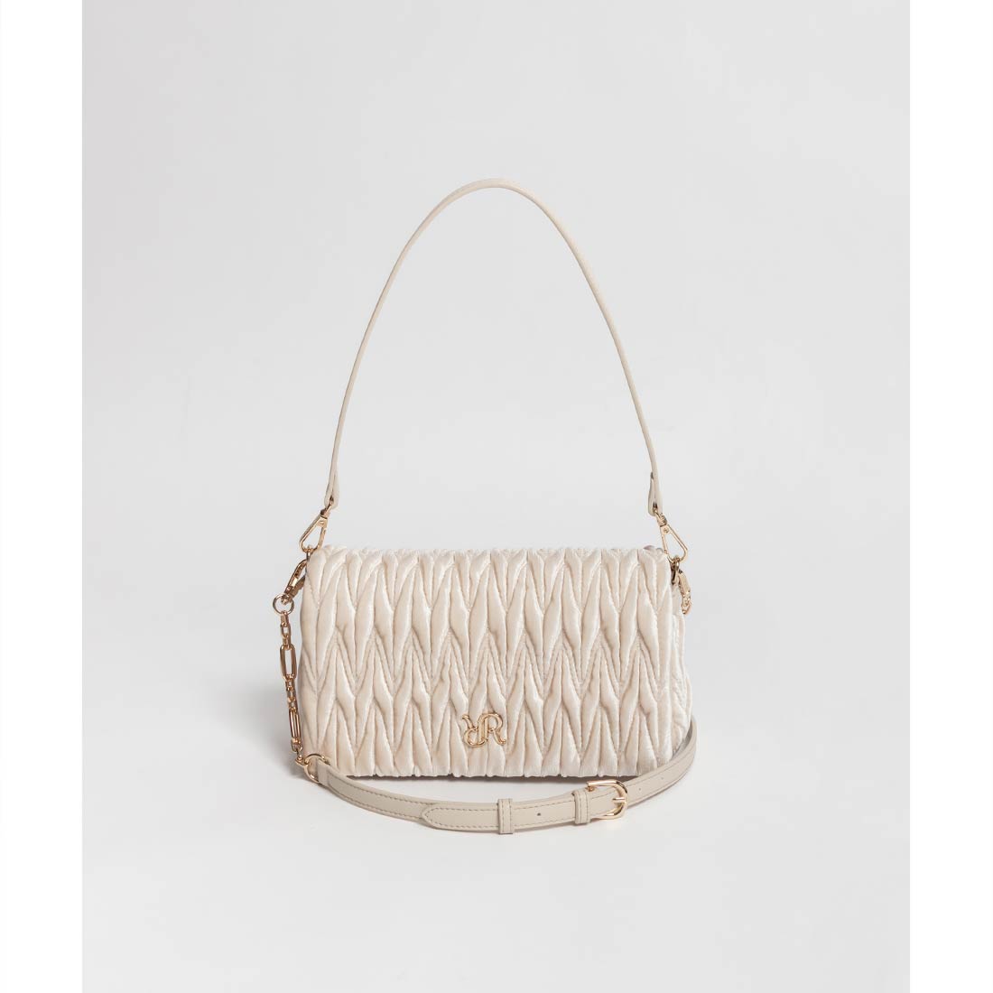 ランダ RANDA 2WAY 立体キルティングデザインショルダーバッグ (PINK) PINK