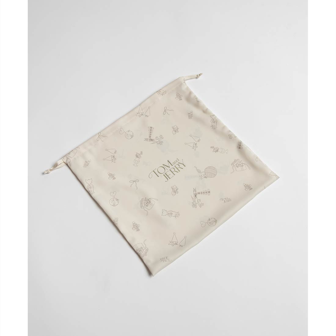 ランダ RANDA ★ 【TOM and JERRY】ミラー付きバニティバッグ (BEIGE) BEIGE