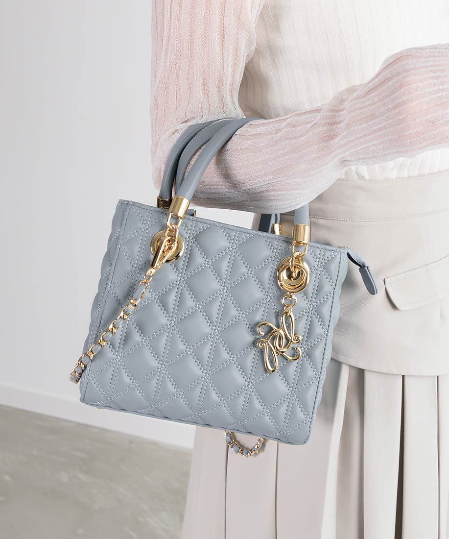 ランダ RANDA 2WAYキルティングバッグ (BLUE) BLUE