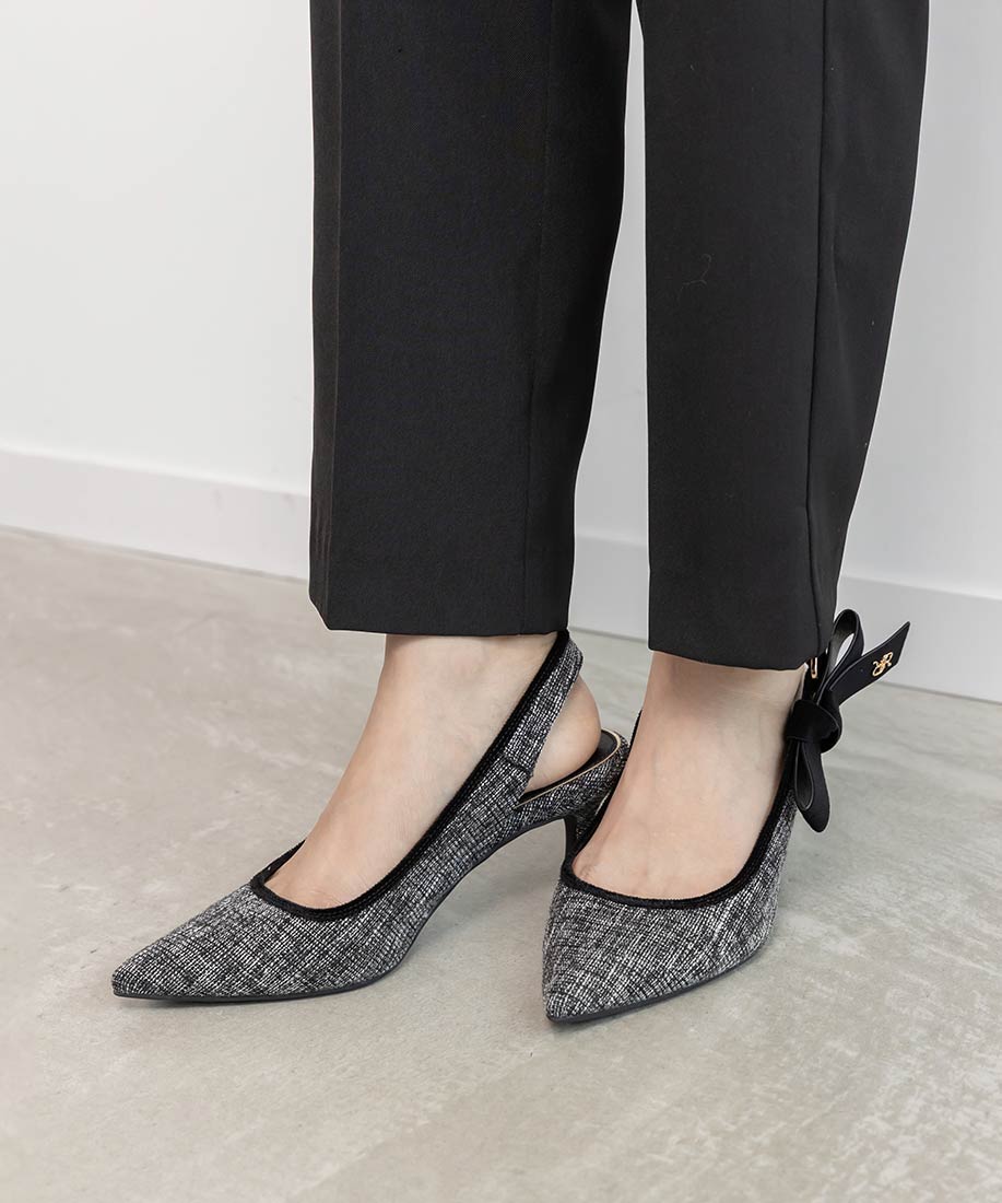 ランダ RANDA 2WAYクラシカルバックストラップパンプス (MIX) MIX