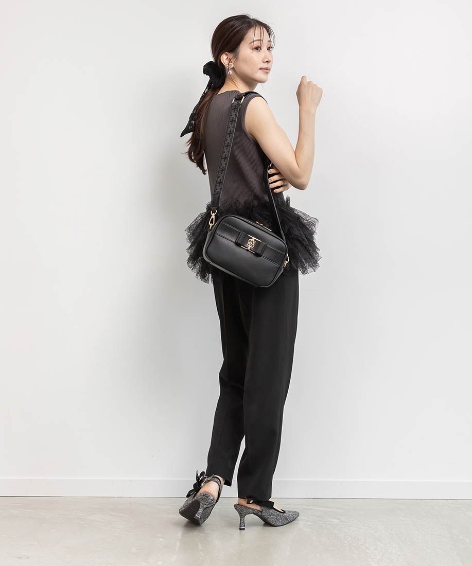 ランダ RANDA 2WAYクラシカルバックストラップパンプス (MIX) MIX