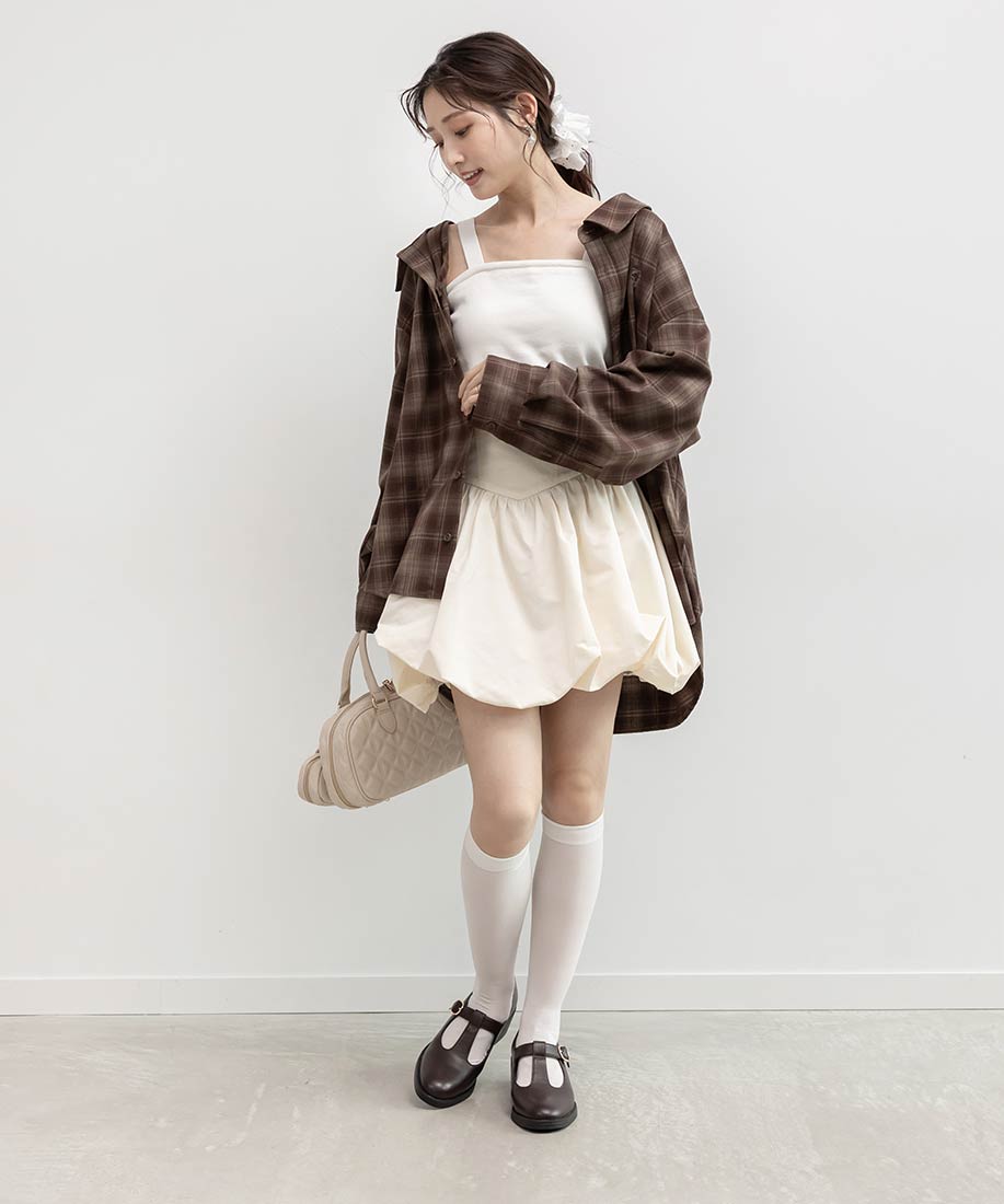 ランダ RANDA ★ ベーシックTストラップシューズ (D.BROWN) D.BROWN