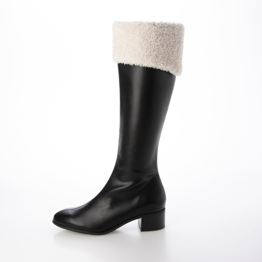 ランダ RANDA 晴雨兼用 ボアデザインロングブーツ