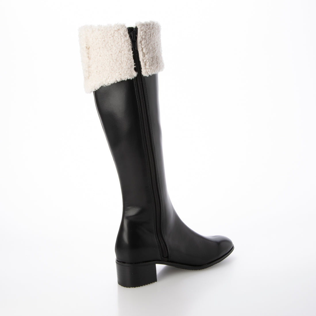 ランダ RANDA 晴雨兼用 ボアデザインロングブーツ