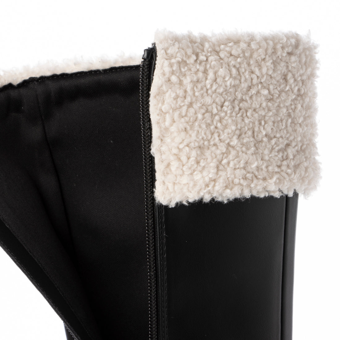 ランダ RANDA 晴雨兼用 ボアデザインロングブーツ