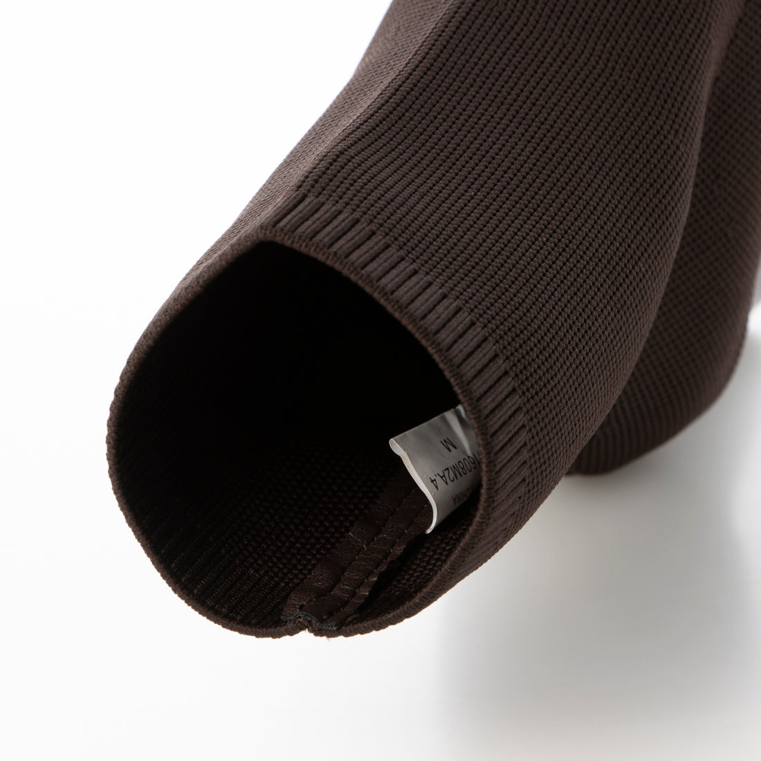 ランダ RANDA ストレッチ プレートヒールソックスブーツ (D.BROWN) D.BROWN