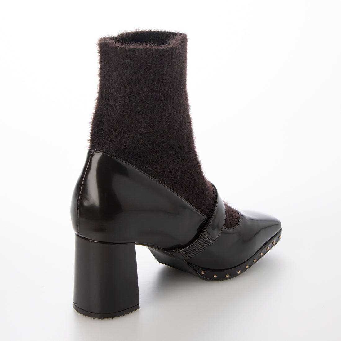 ランダ RANDA モヘアニットソックスブーツ