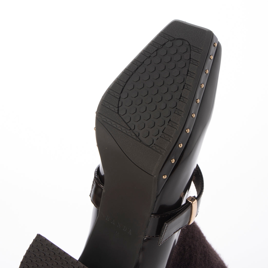 ランダ RANDA モヘアニットソックスブーツ