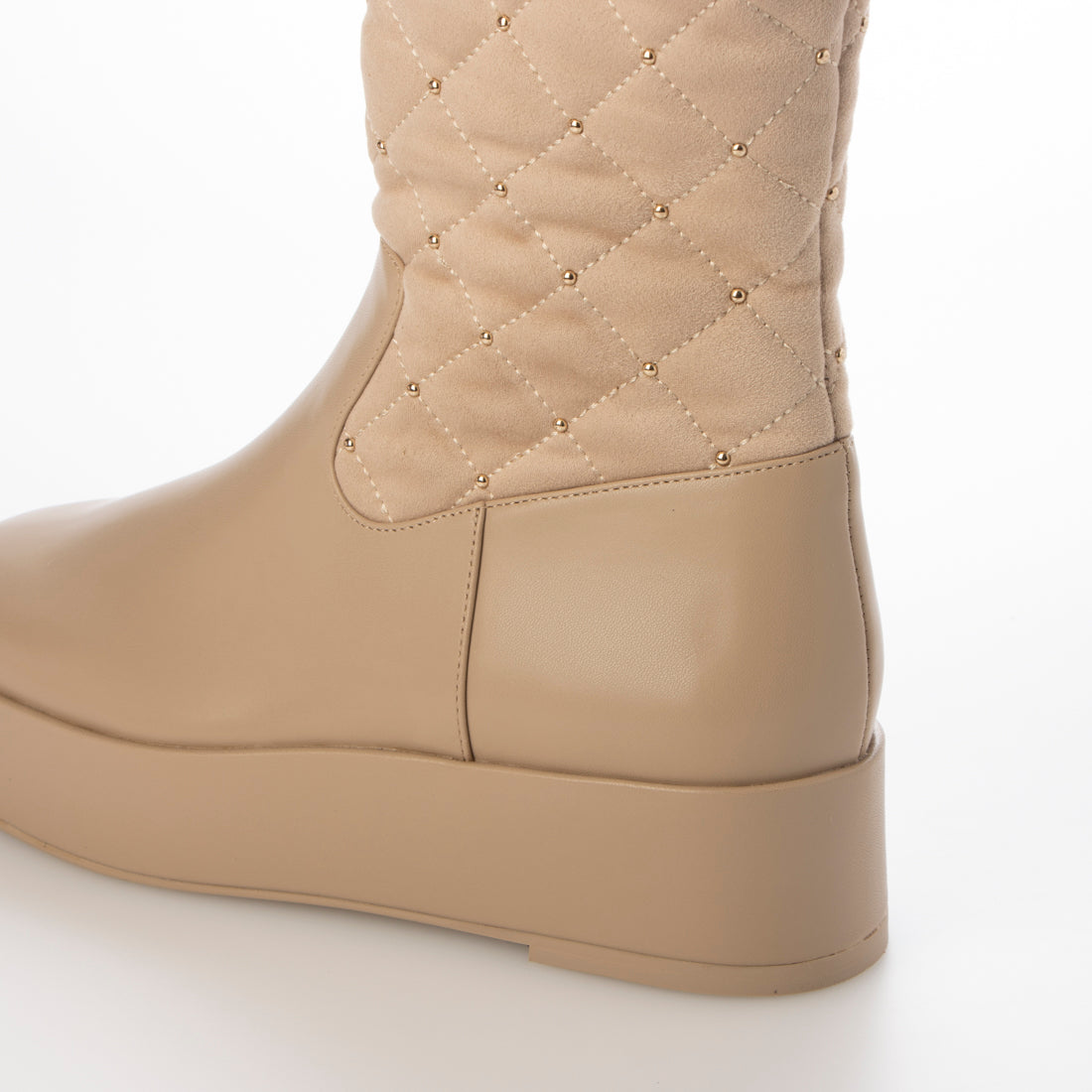 ランダ RANDA 晴雨兼用 キルティングボリュームソールブーツ