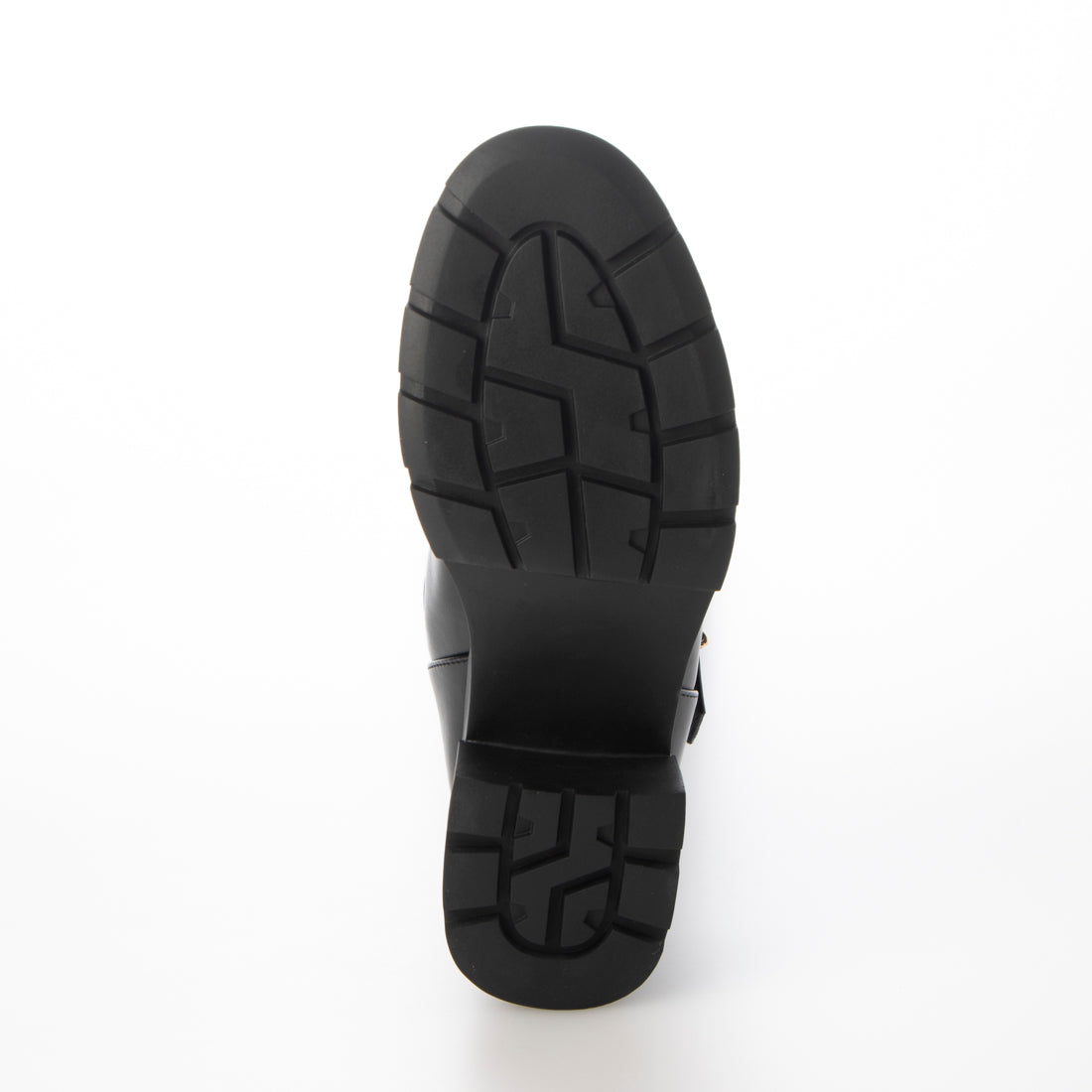 ランダ RANDA 晴雨兼用 2WAY パーツベルトソックスコンビロングブーツ (BLACK) BLACK