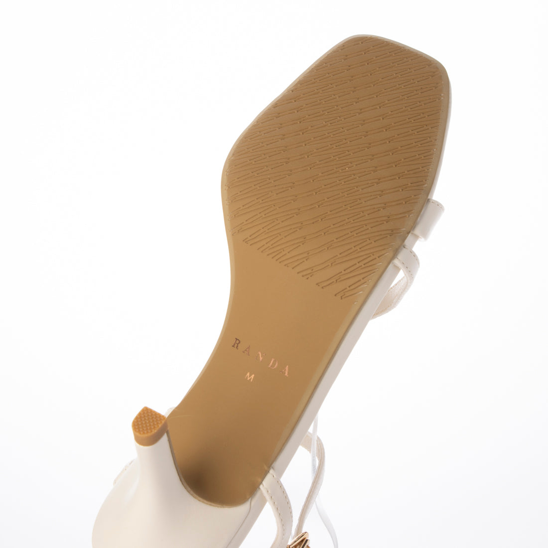 ランダ RANDA ナローストラップ アシンメトリーサンダル