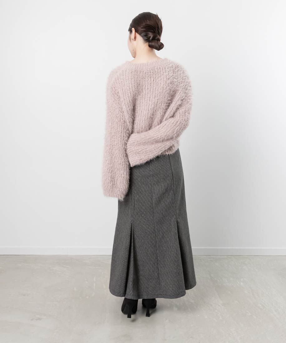 ランダ RANDA ベルト付きハイウエストマーメイドスカート (MIX) MIX