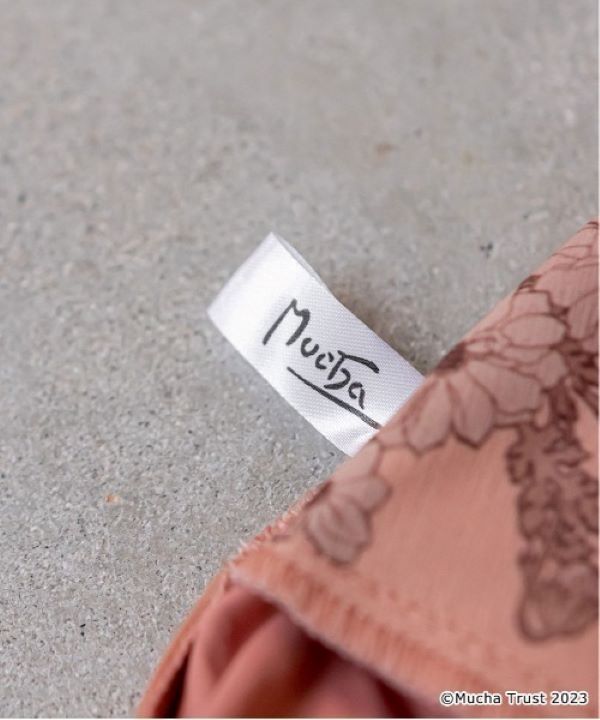 ランダ RANDA 【Mucha×RANDA】フラワープリントスカート