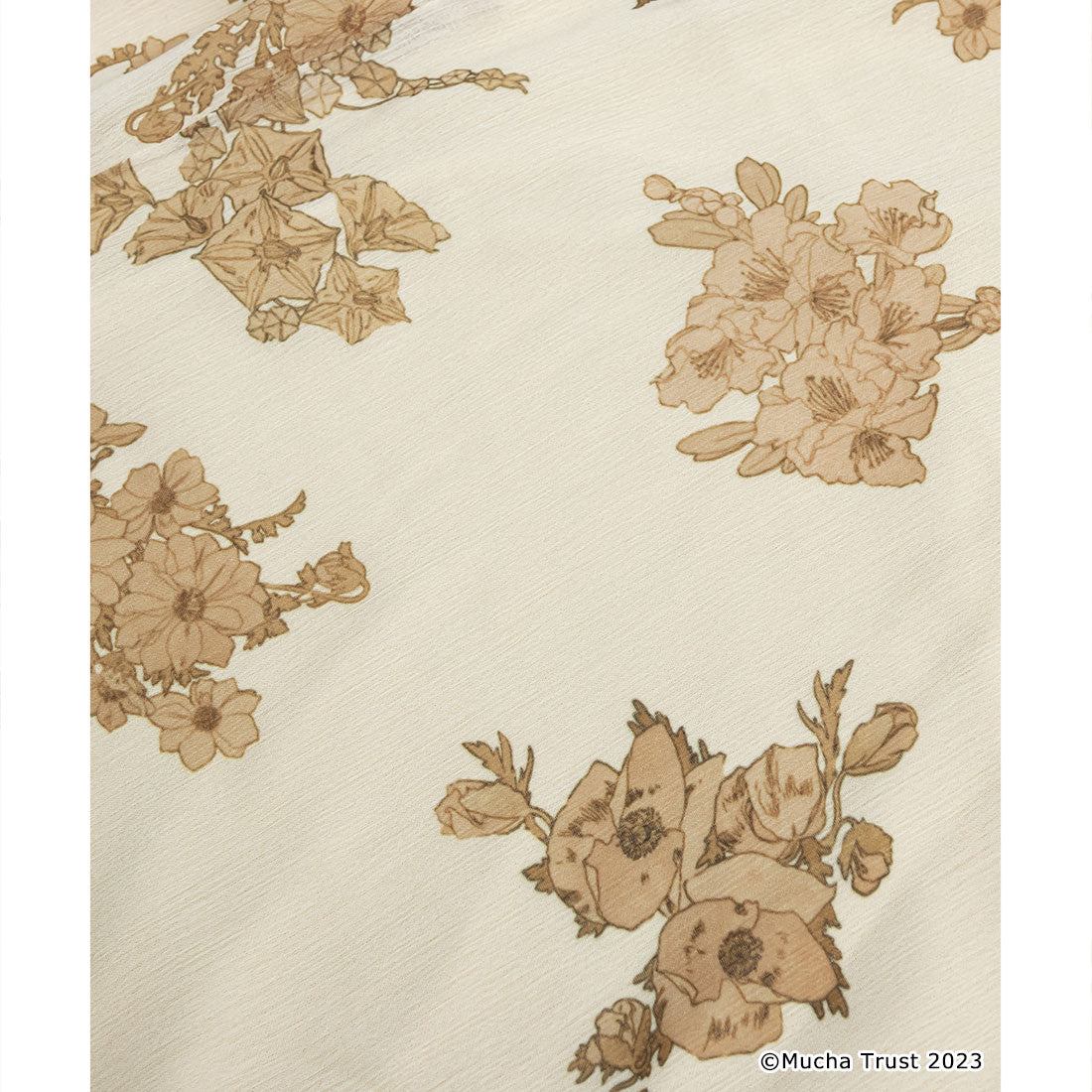 ランダ RANDA 【Mucha×RANDA】フラワープリントスカート