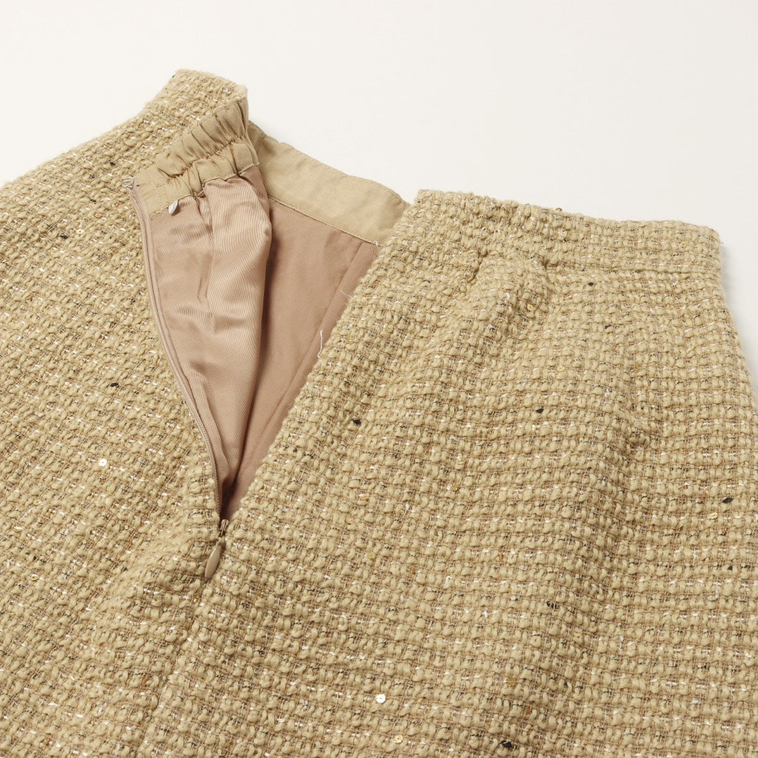 ランダ RANDA ラップデザインミニスカート (CHECK) CHECK