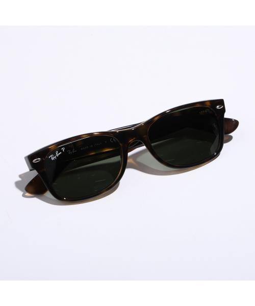 レイバン Ray-Ban Ray-Ban サングラス NEW WAYFARER RB2132 スクエア型 (901/BLACK/GREEN) 901/BLACK/GREEN