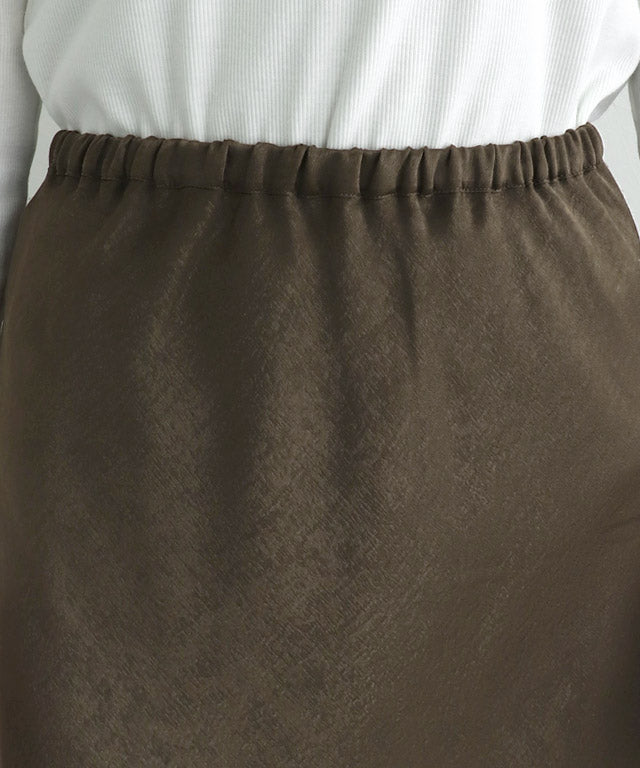 ラス RASW 【低身長向け】サテンバイヤススカート