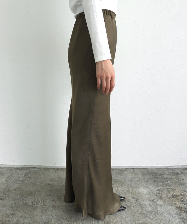 ラス RASW 【低身長向け】サテンバイヤススカート