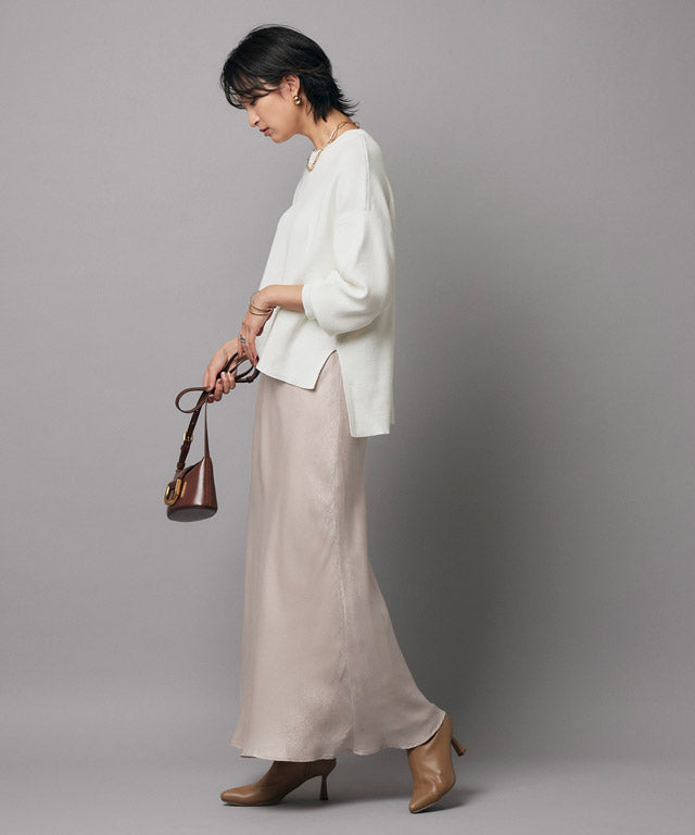 ラス RASW 【低身長向け】サテンバイヤススカート