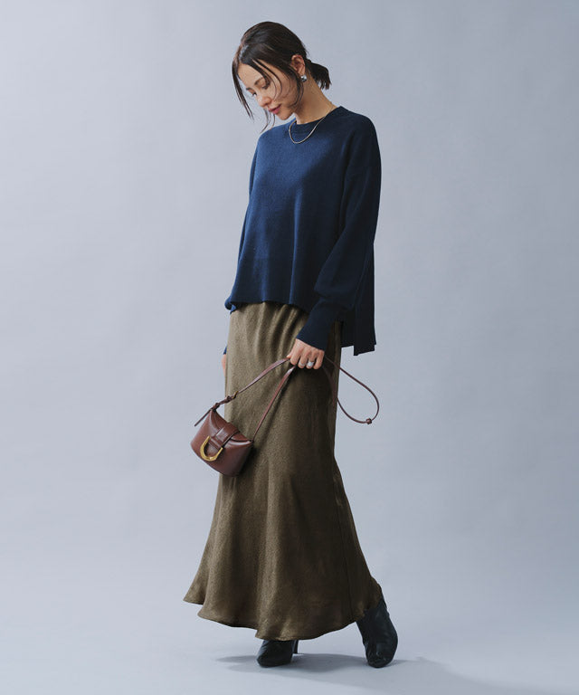 ラス RASW 【低身長向け】サテンバイヤススカート