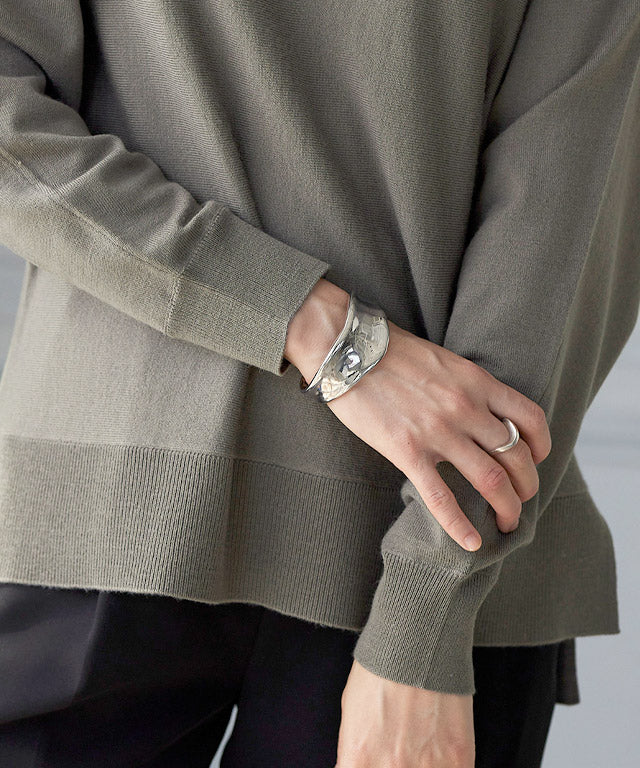 ラス RASW ウール混ドルマンニット