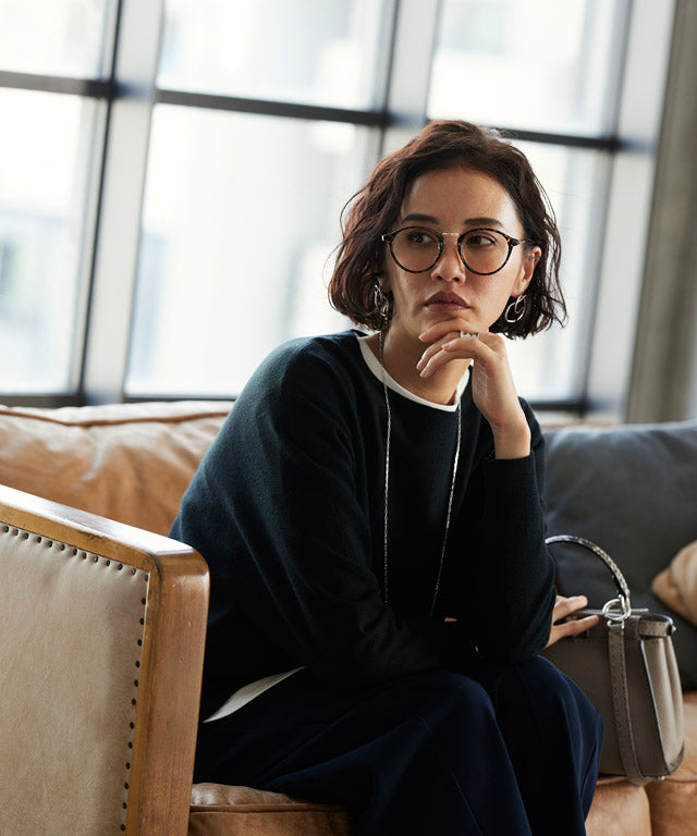 ラス RASW ウール混ドルマンニット