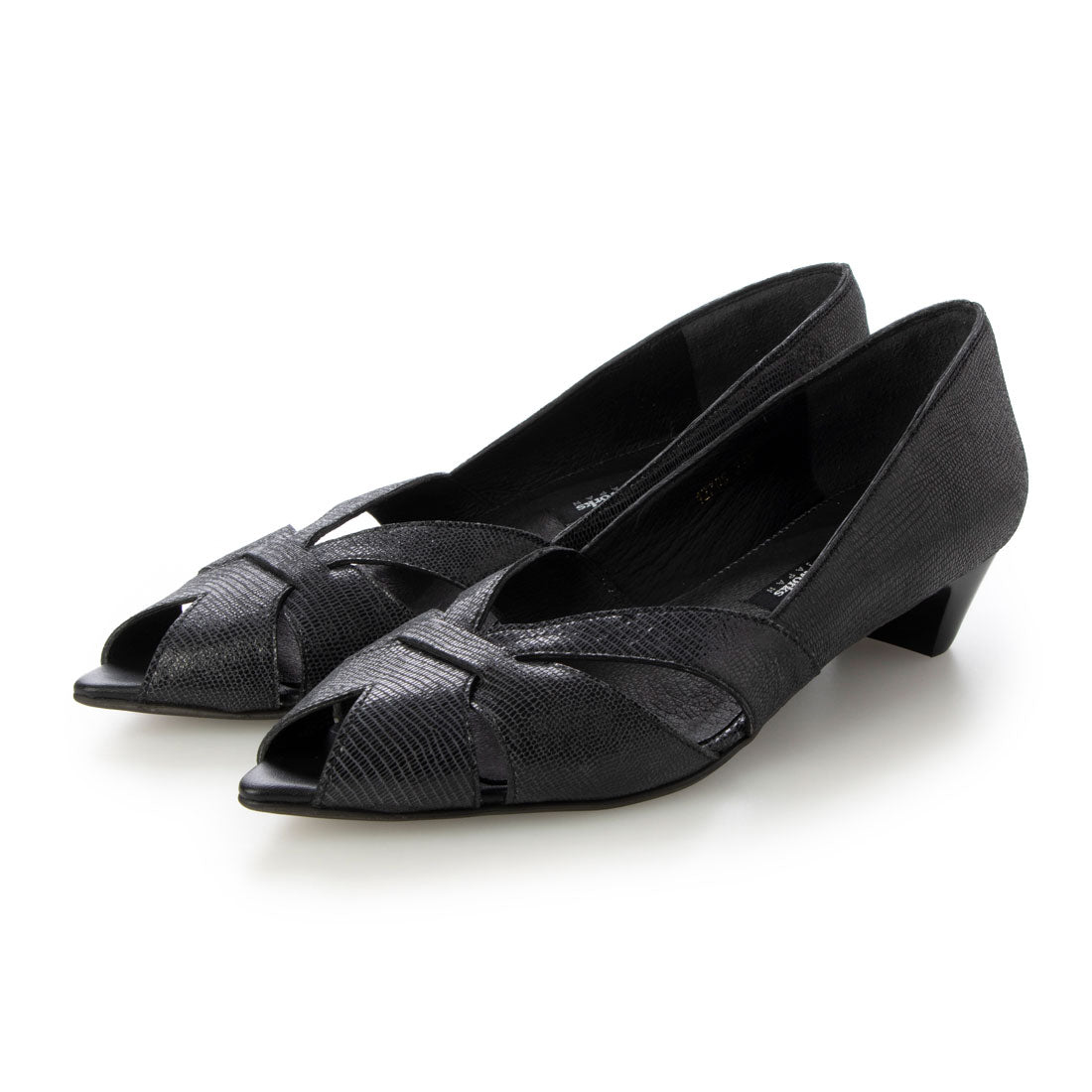 ラボ キゴシ ワークス RABOKIGOSHI works 本革30mmオープンパンプス