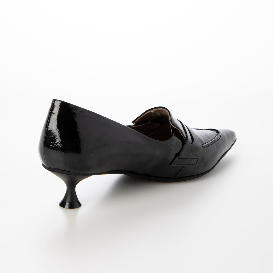 ラボ キゴシ ワークス RABOKIGOSHI works 4cm本革ポインテッドトウローファーパンプス