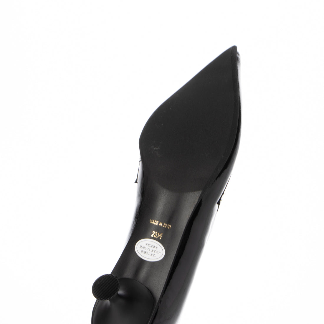 ラボ キゴシ ワークス RABOKIGOSHI works 4cm本革ポインテッドトウローファーパンプス