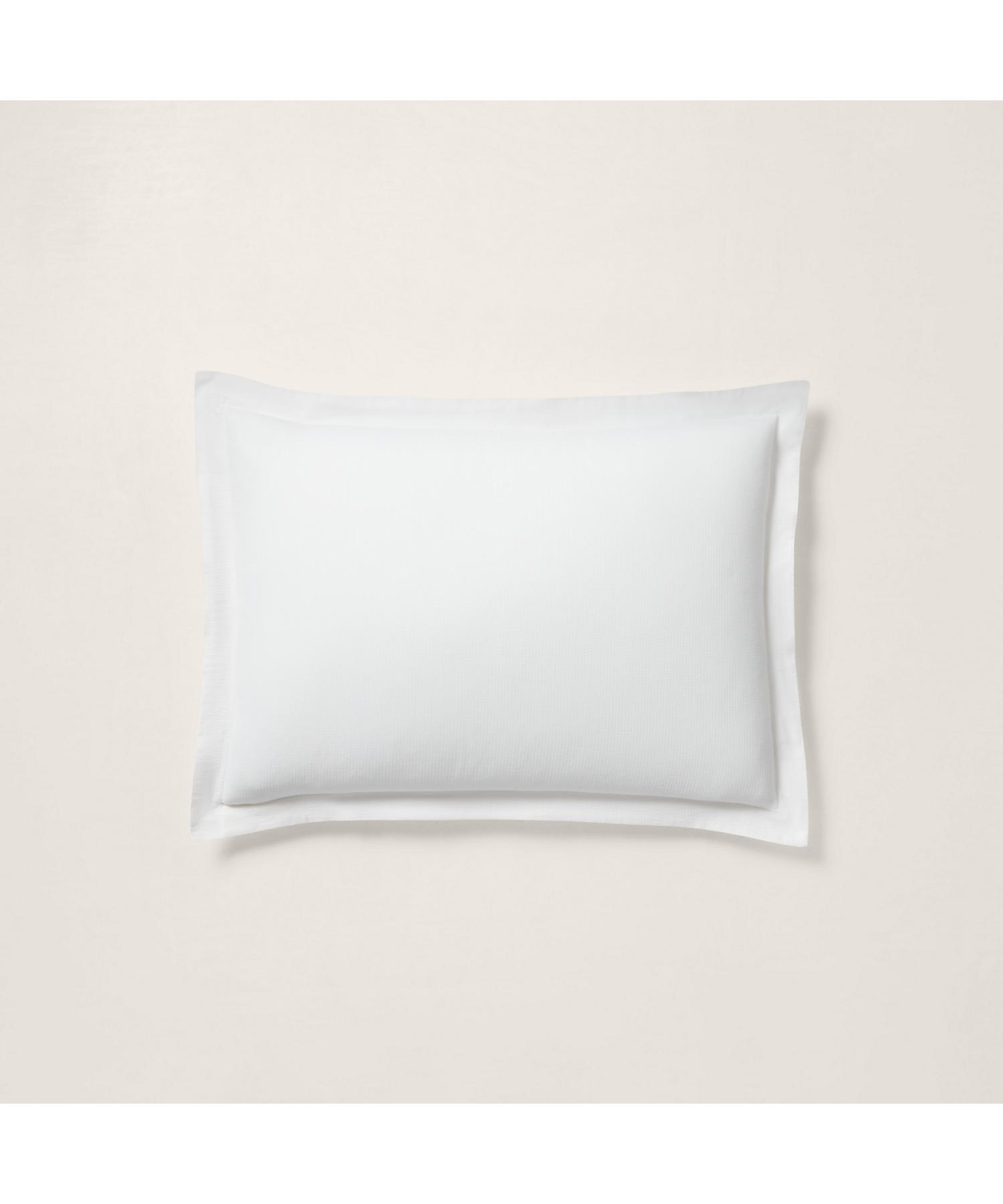 ラルフ ローレン ホーム RALPH LAUREN HOME シアサッカー ストライプ スタンダード シャム (100ホワイト) 100ホワイト