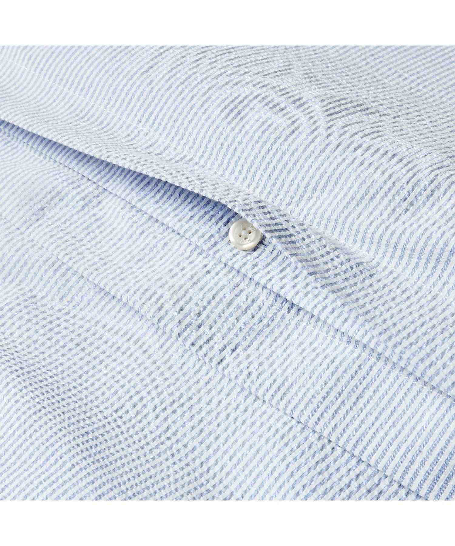 ラルフ ローレン ホーム RALPH LAUREN HOME シアサッカー ストライプ デュベ カバー/ダブルサイズ (400ブルー) 400ブルー