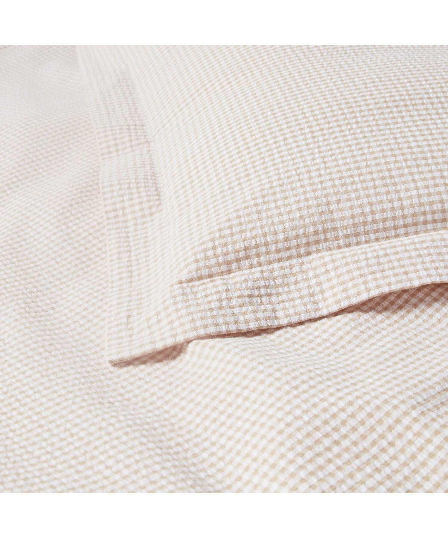 ラルフ ローレン ホーム RALPH LAUREN HOME シアサッカー ギンガム デュベ カバー/シングルサイズ (270ブラウン) 270ブラウン