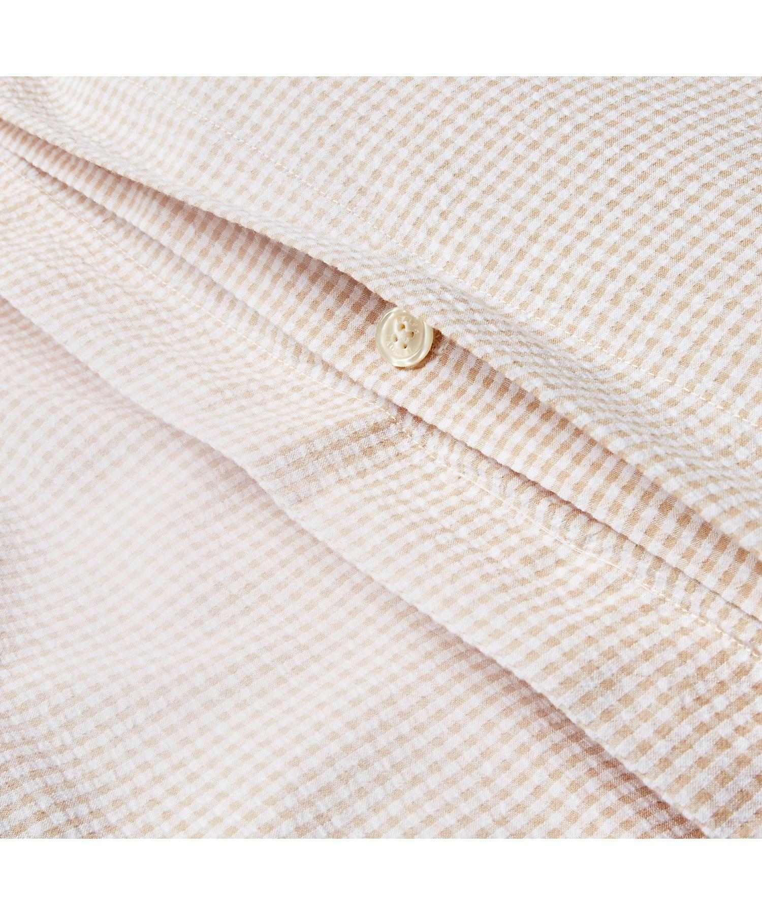 ラルフ ローレン ホーム RALPH LAUREN HOME シアサッカー ギンガム デュベ カバー/シングルサイズ (270ブラウン) 270ブラウン